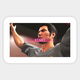 Kiryu Kazuma Yakuza start Sticker